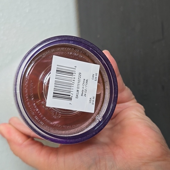 Starbucks 2019 Holiday Cascading Tumbler Mirror Glitter Rose Gold 24 Oz Cold Cup - Picture 3 of 6